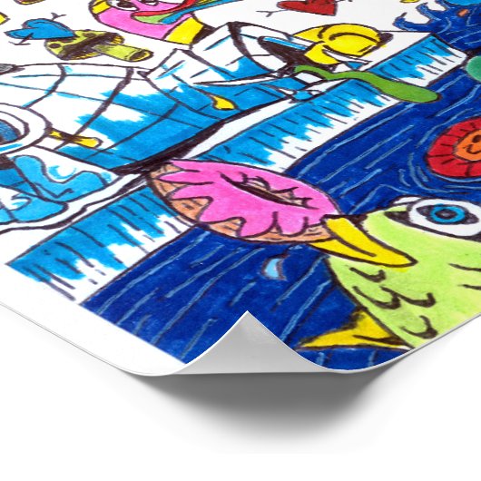 Blaine Helm Art Poster (Hoek)