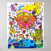 Blaine Helm Art Poster (Voorkant)