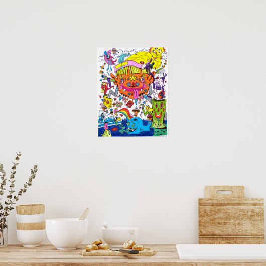 Blaine Helm Art Poster (Keuken)