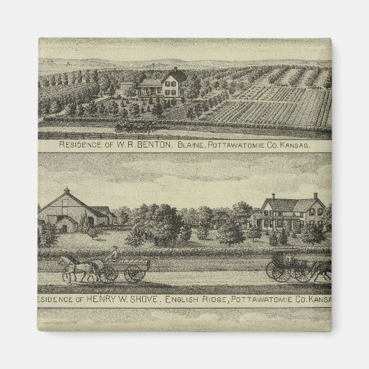 Blaine, Kansas Magneet (Voorkant)