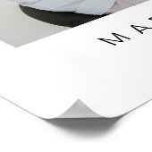 BLAIR Boho Foto Memorial Begrafenis Welkom Poster (Hoek)