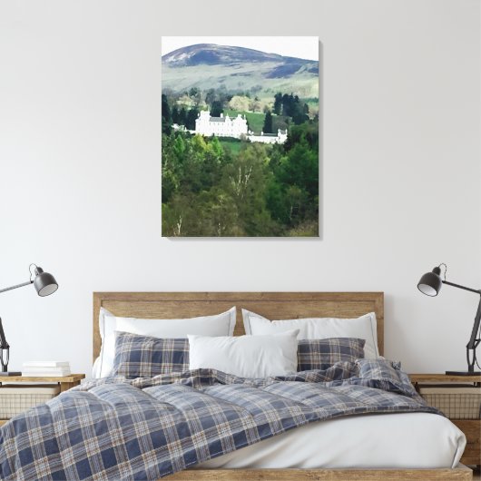 Blair Castle Canvas Kunst (Insitu (Slaapkamer))