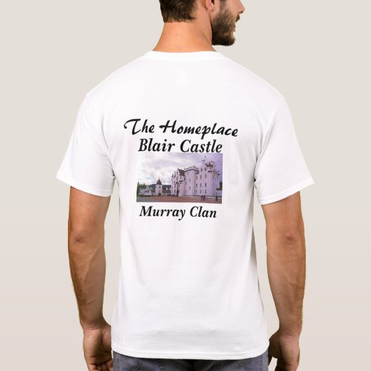 Blair Castle - Scottish Murray Clan T-shirt (Achterkant)