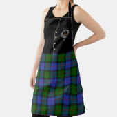 Blair Clan Badge & Tartan Kilt Schort (Insitu)
