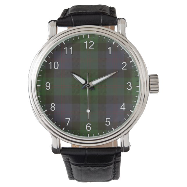 Blair Clan Tartan Horloge (Voorkant)