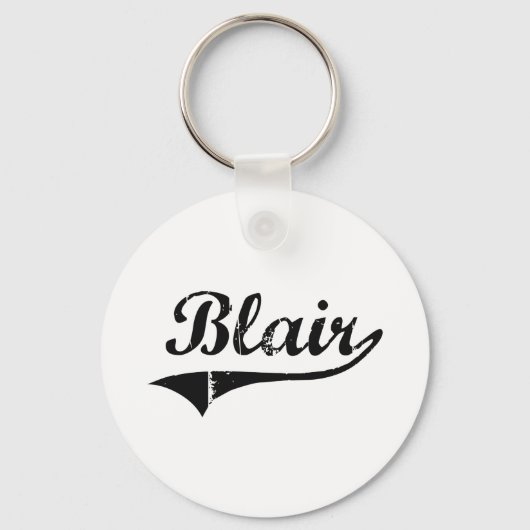 Blair Classic Style Name Sleutelhanger (Voorkant)
