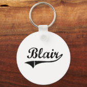 Blair Classic Style Name Sleutelhanger (Voorkant)