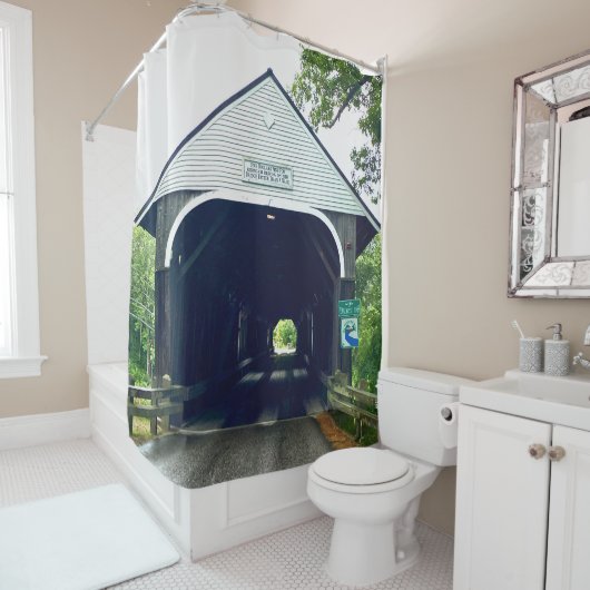 Blair Covered Bridge Douchegordijn (In situ)