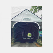 Blair Covered Bridge Fleece Deken (Voorkant)