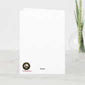 Blair Crest & Tartan met Robin Persoonlijk  Kaart (Achterkant)