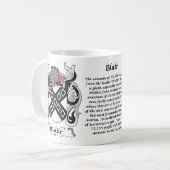 Blair Family Crest Mok (Voorkant links)