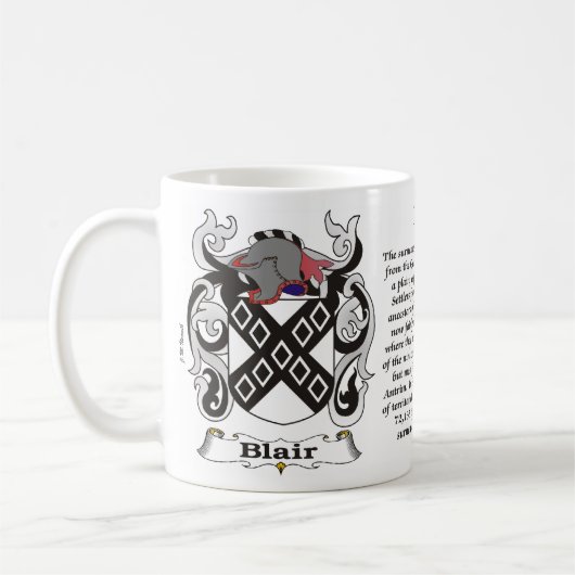 Blair Family Crest Mok (Links)