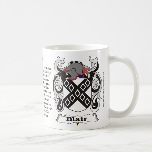 Blair Family Crest Mok (Rechts)