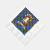 Blair Gepersonaliseerde Tartan Kerstmis Servet (Hoek)