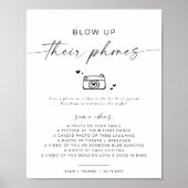 BLAIR minimalist blazen hun telefoons Photo Hunt Poster (Voorkant)