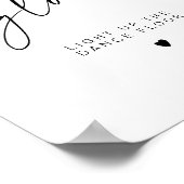 BLAIR Minimalist Laat Liefde Glow Wedding Glow Sti Poster (Hoek)