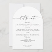 BLAIR Minimalistische Bohemian Arch Weddenemenkaar Kaart (Voorkant)