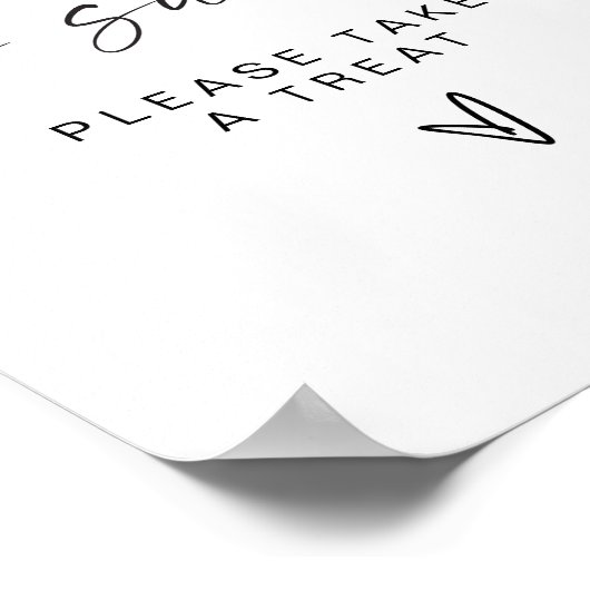 BLAIR Modern Boheems Love is Sweet Dessert Table Poster (Hoek)