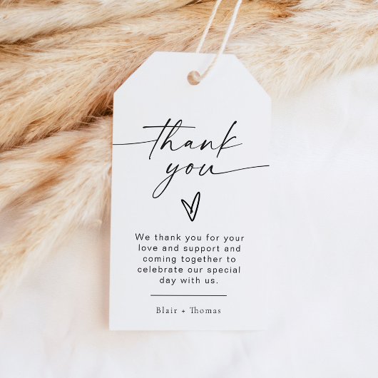 BLAIR Modern Bohemian Heart Dank je Cadeaulabel