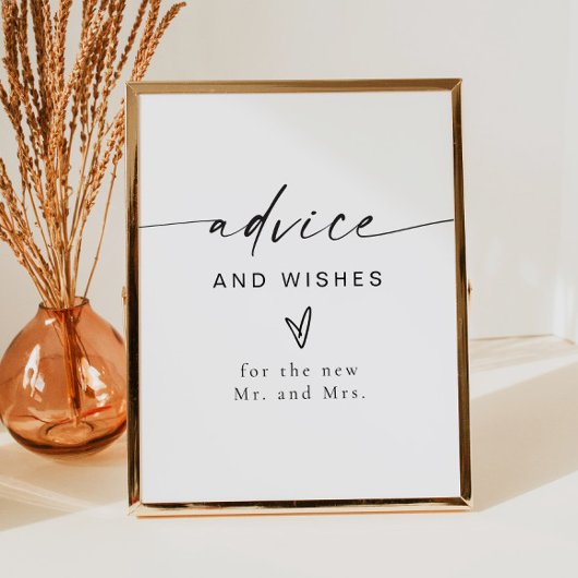 BLAIR Modern Boho Advies en wenst Passen getrouwd Poster