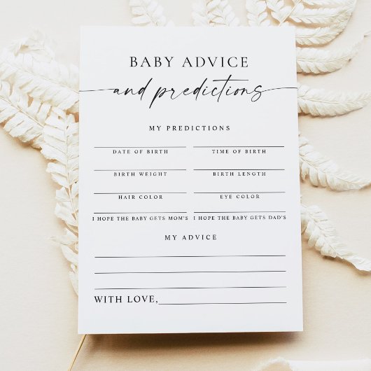 BLAIR Modern Boho Baby Advice and Predictions Kaar Kaart