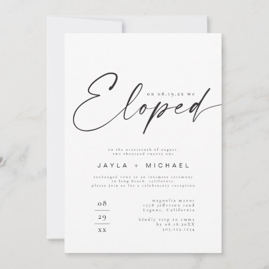 BLAIR Modern Boho Foto: We hebben ontvang uitgevon Kaart (Voorkant)