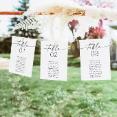 BLAIR Modern Boho Tafel Zitkaart Kaart