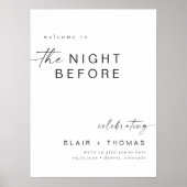BLAIR Modern De avond voor het repetitiediner Poster (Voorkant)