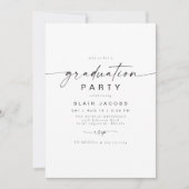 BLAIR Modern Minimal Arch Foto Boho Afstuderen Kaart (Voorkant)