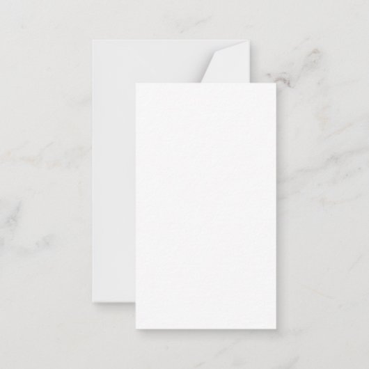 BLAIR Modern Minimalist QR Code Mini RSVP Card Notitiekaartje (Achterkant)