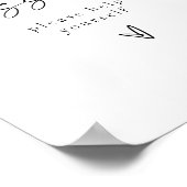 BLAIR Modern Minimalistisch Dessert Tafelbord Poster (Hoek)