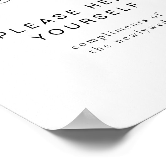 BLAIR Modern minimalistische brikettertoiletrie Poster (Hoek)