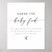 BLAIR Modern raad het Baby Baby shower spel Poster (Voorkant)