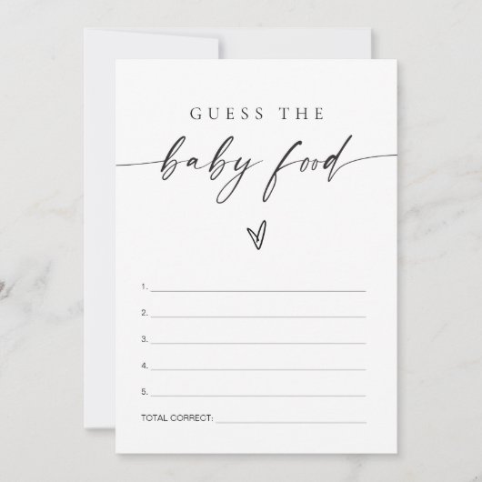 BLAIR Modern raadt het Baby Baby shower Kaart (Voorkant)