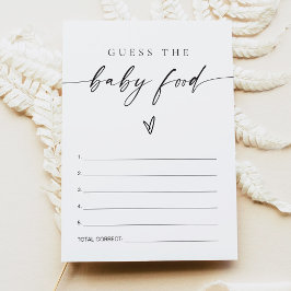 BLAIR Modern raadt het Baby Baby shower Kaart