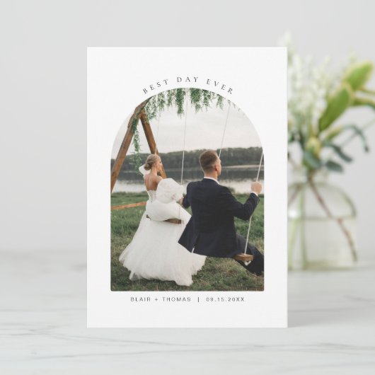 BLAIR Moderne Beste Dag Overdag Hartelijk dank Kaart (Staand voorkant)