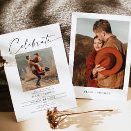 BLAIR Moderne Bohemen FotoEngagement Party Kaart