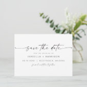 BLAIR Moderne Bohemian Font Photo Save the Date Kaart (Staand voorkant)