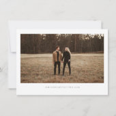 BLAIR Moderne Bohemian Font Photo Save the Date Kaart (Achterkant)