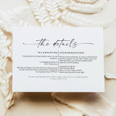 BLAIR Moderne Bohemian Simple Details Insert Kaart