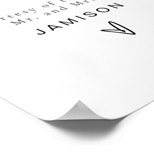 BLAIR Moderne Minimalistische Bohemen Bigar Bar Poster (Hoek)