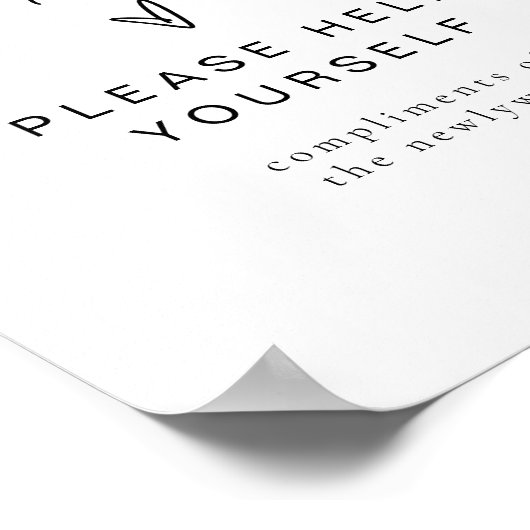 BLAIR Moderne minimalistische dames en heren, badk Poster (Hoek)