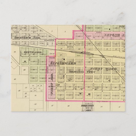 Blair, Nebraska Briefkaart (Voorkant)