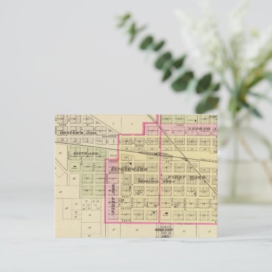 Blair, Nebraska Briefkaart (Staand voorkant)