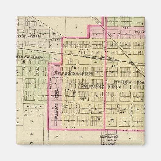 Blair, Nebraska Magneet (Voorkant)