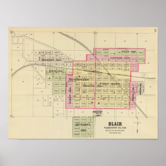 Blair, Nebraska Poster (Voorkant)