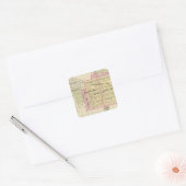 Blair, Nebraska Vierkante Sticker (Envelop)