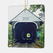 Blair Overdekte Brug Keramisch Ornament (Links)