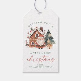 BLAIR Scandinavische kerstboom vakantie Cadeaulabel
