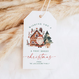 BLAIR Scandinavische Kerstman Kerstboom Vakantie Cadeaulabel